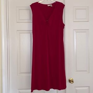 Red casual dress only worn once!